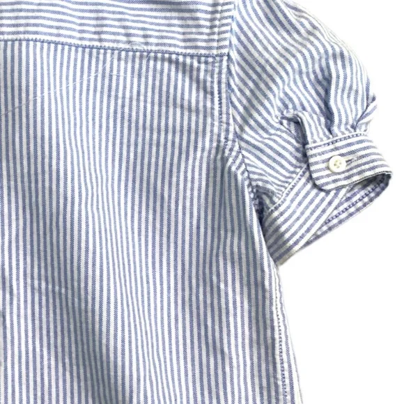 Girls Ralph Lauren Short Sleeve Oxford Shirt - Picture 7 of 12